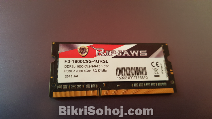 DDR3L 4GB RAM